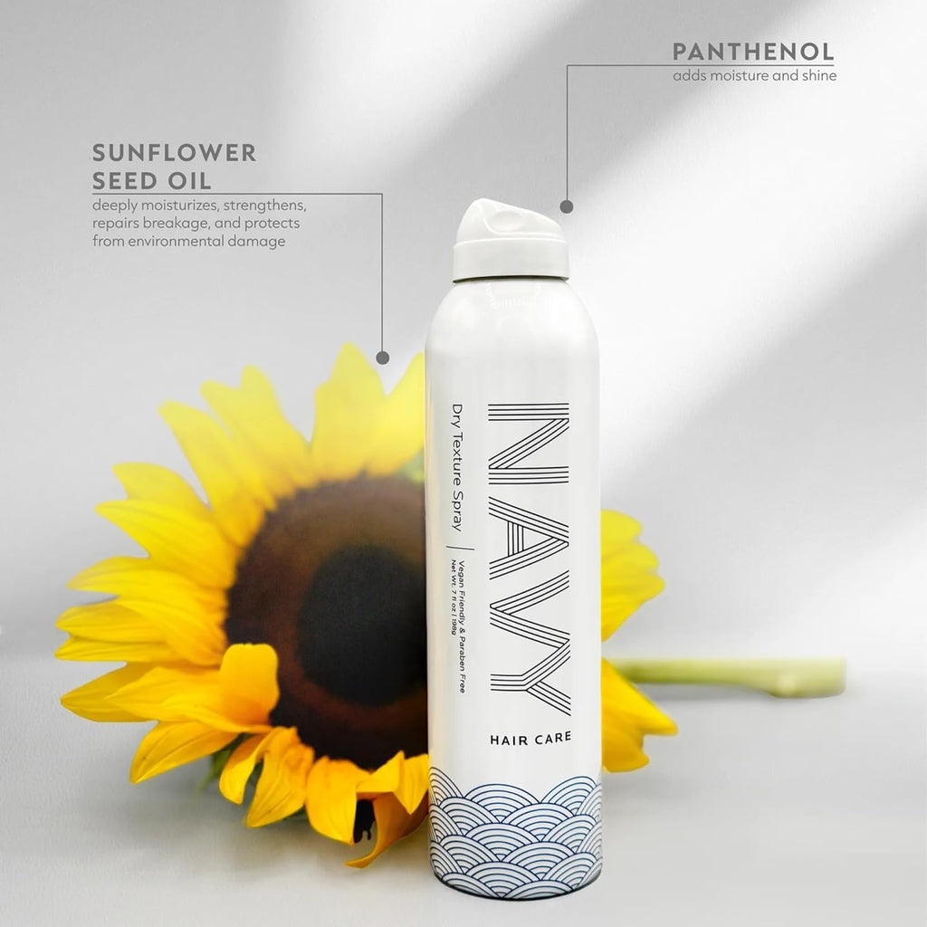 NAVY HAIR CARE Dry Texture Spray — Volumizing & Lightweight (7 oz x 2)