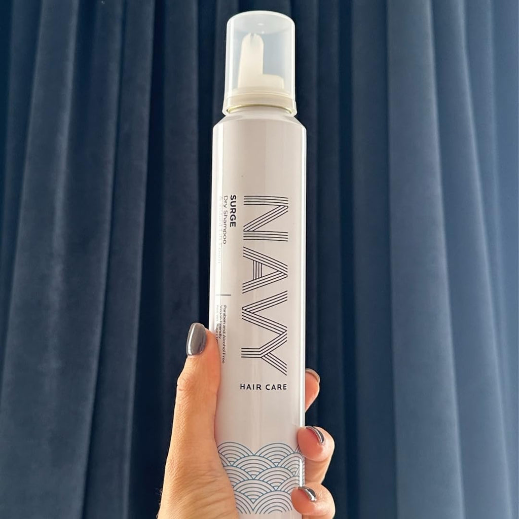 NAVY HAIR CARE Surge Dry Shampoo & Instant Lifting Foam | Non-Aerosol, 6 oz