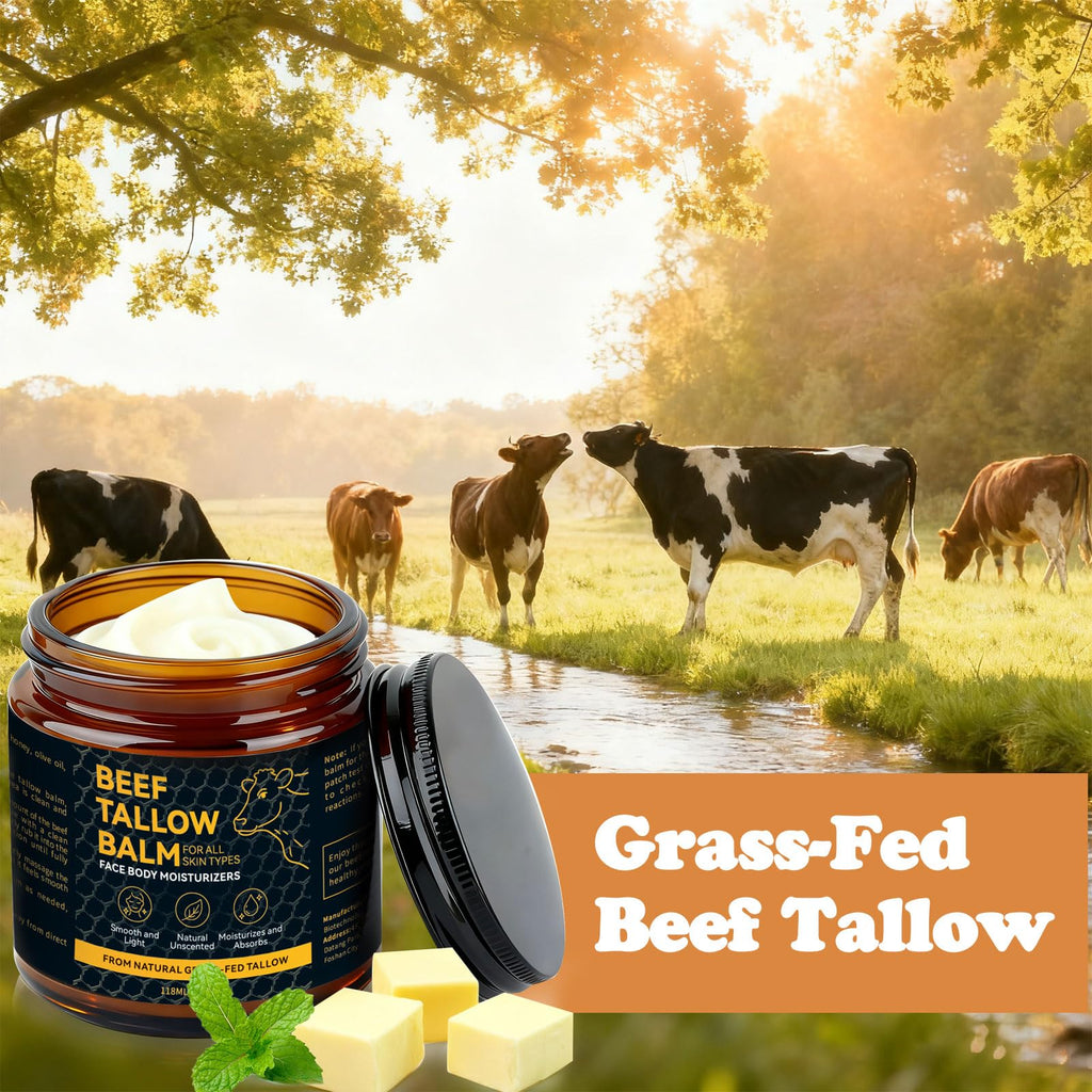 NAWydzz Beef Tallow Skin Balm with Honey & Beeswax