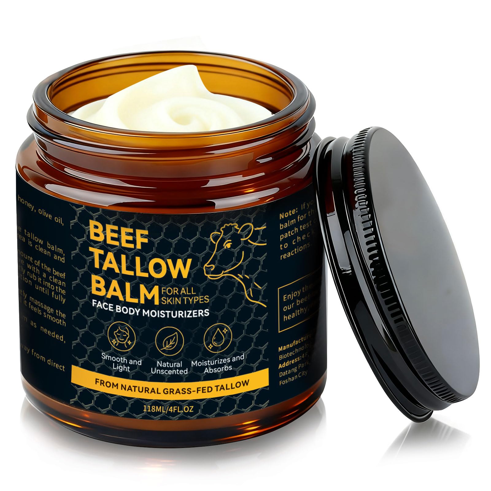 NAWydzz Beef Tallow Skin Balm with Honey & Beeswax