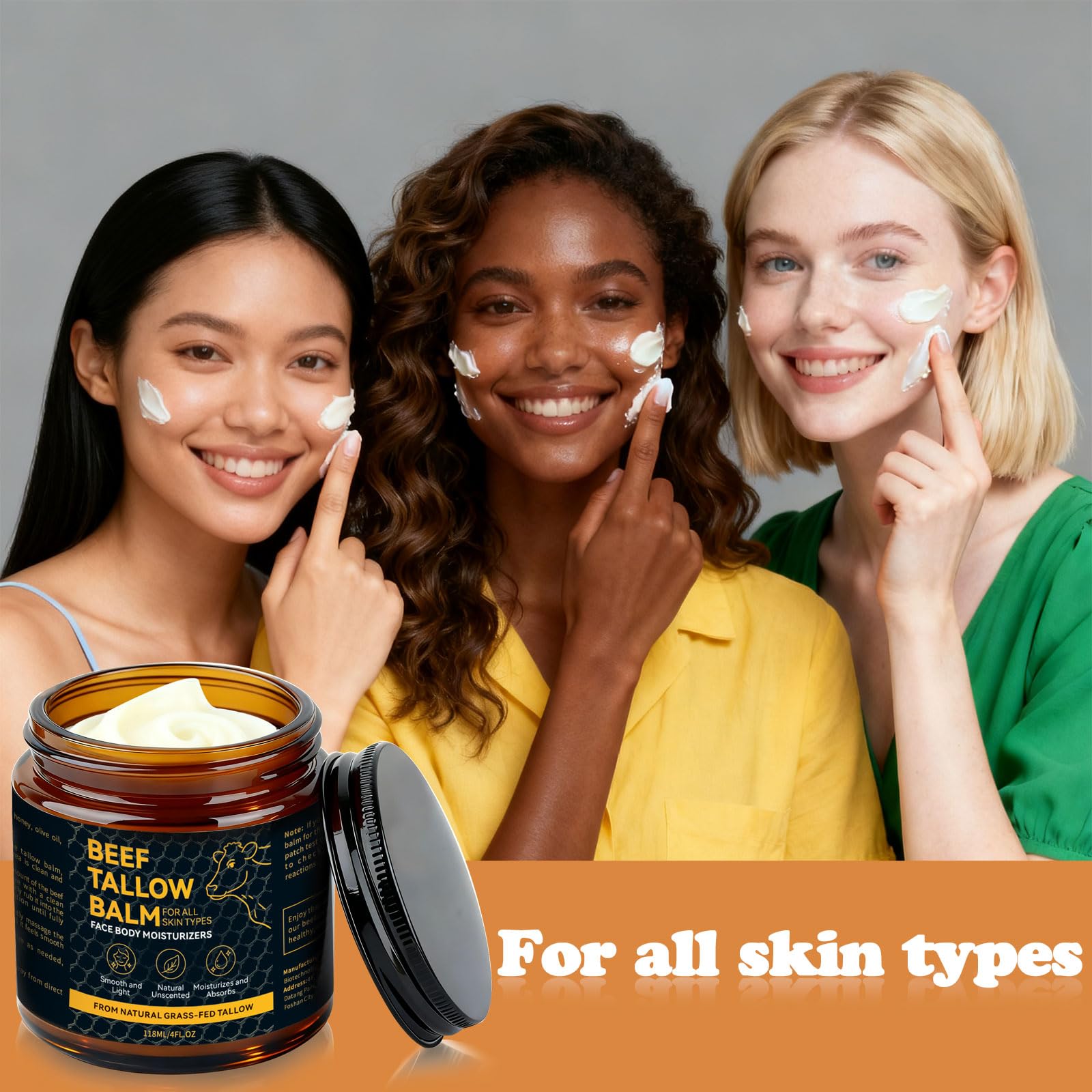 NAWydzz Beef Tallow Skin Balm with Honey & Beeswax