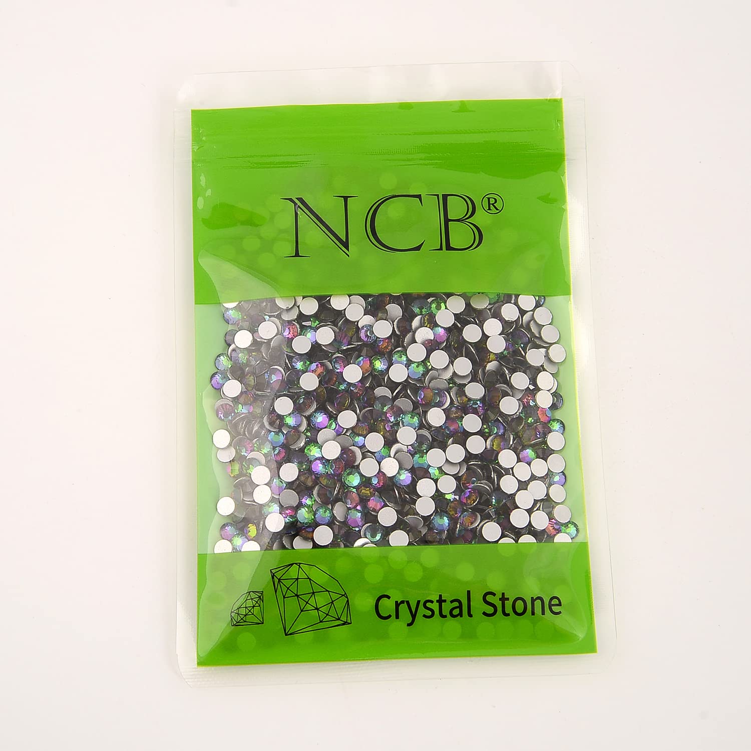 NCB Nancybeads Green Volcanic Flat-Back Glass Rhinestones – 1500pcs SS20 5mm