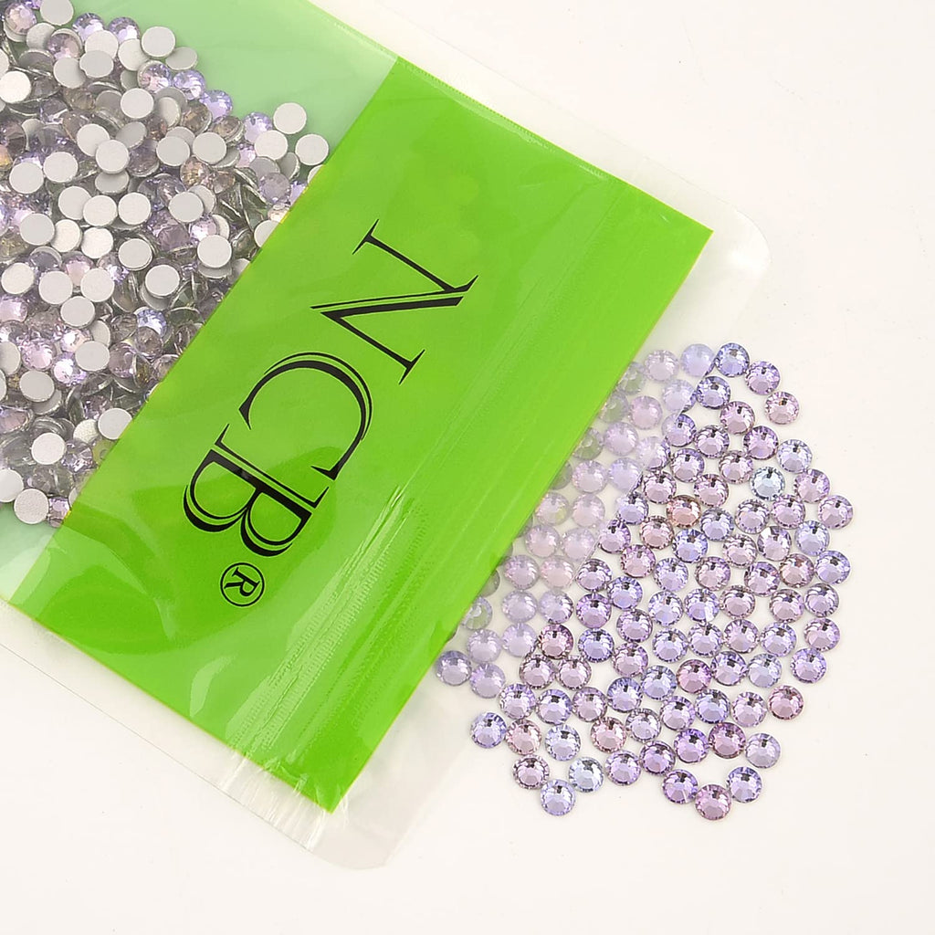 NCB Nancybeads 1500pcs Flatback Glass Nail Art Rhinestones – Lt. Rose Aqua SS20 5mm