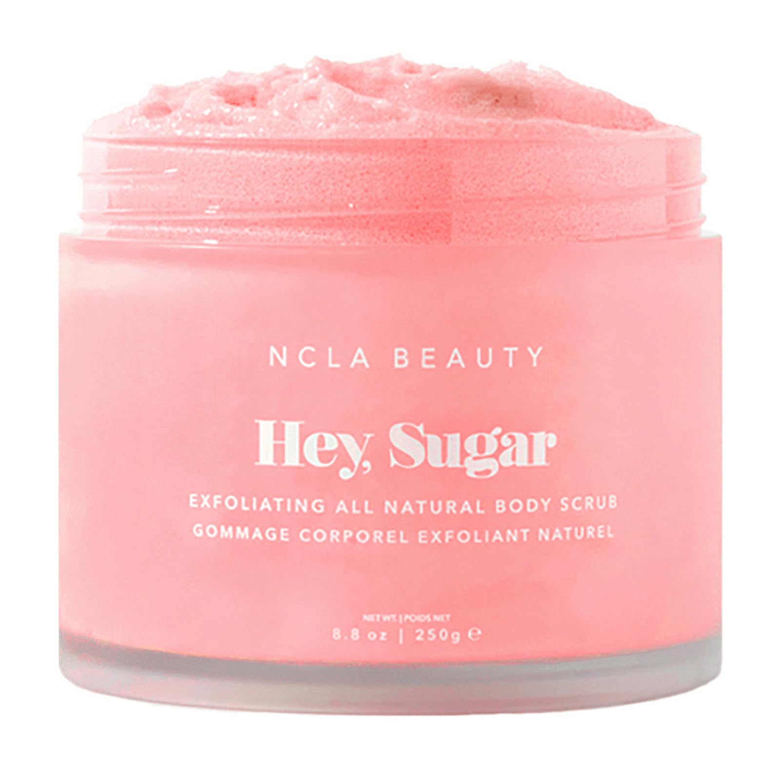 NCLA Beauty Hey Sugar All Natural Body Scrub – Moisturizing Exfoliating Sugar with Shea, Cocoa & Mango Butters
