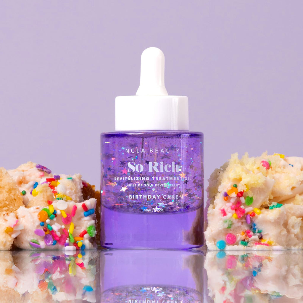 NCLA Beauty So Rich Revitalizing Treatment Oil – Cuticle Care with Vitamin E | Birthday Cake, 1 oz