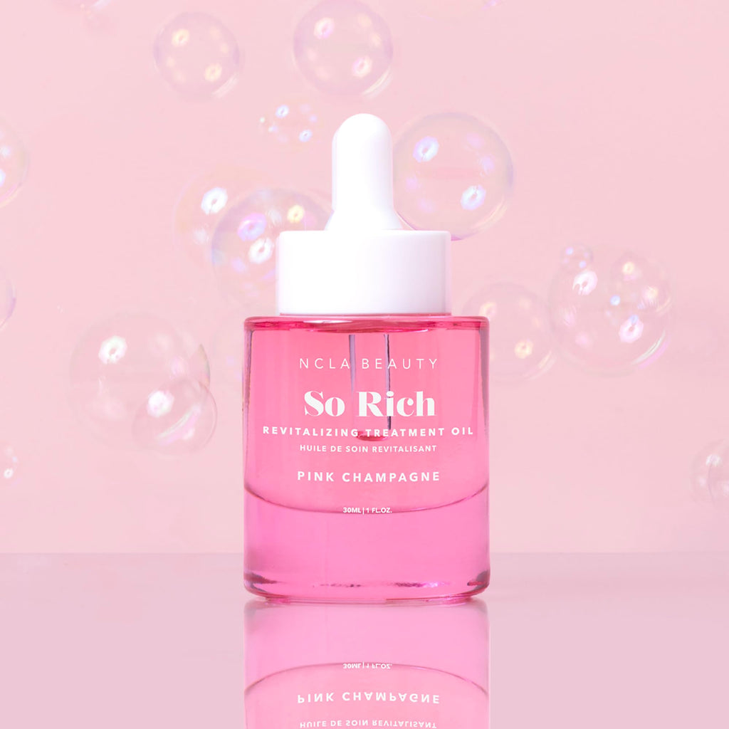 NCLA Beauty So Rich Revitalizing Treatment Oil – Pink Champagne Cuticle Oil with Vitamin E | 1 oz