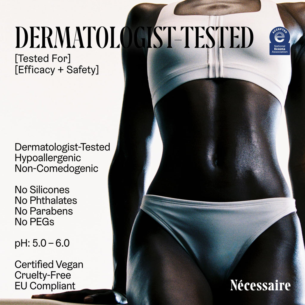 Nécessaire The Body Cream – Fragrance-Free Barrier Repair Moisturizer with Niacinamide, Ceramides & Hyaluronic Acid – 6.8 oz