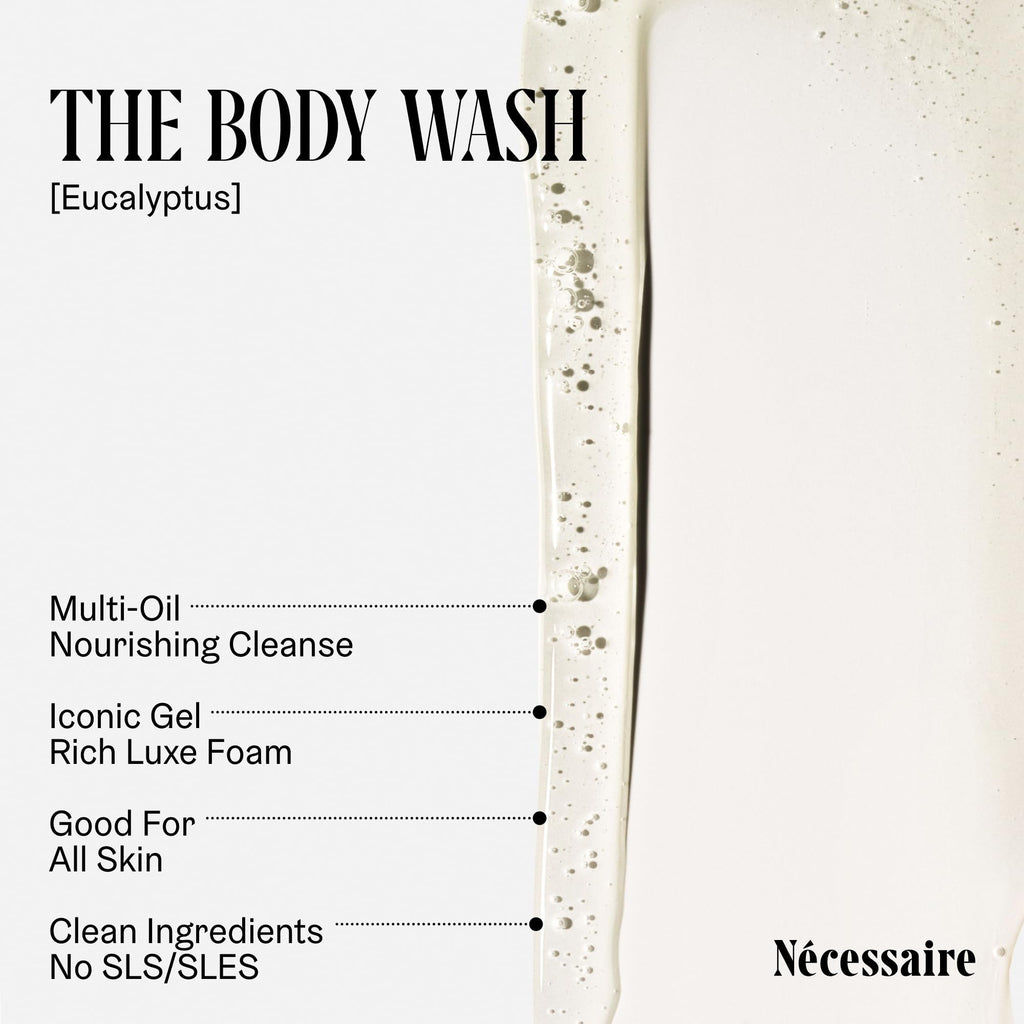 Nécessaire The Body Wash Eucalyptus — Multi-Oil Shower Gel for Sensitive Skin (500 ml)