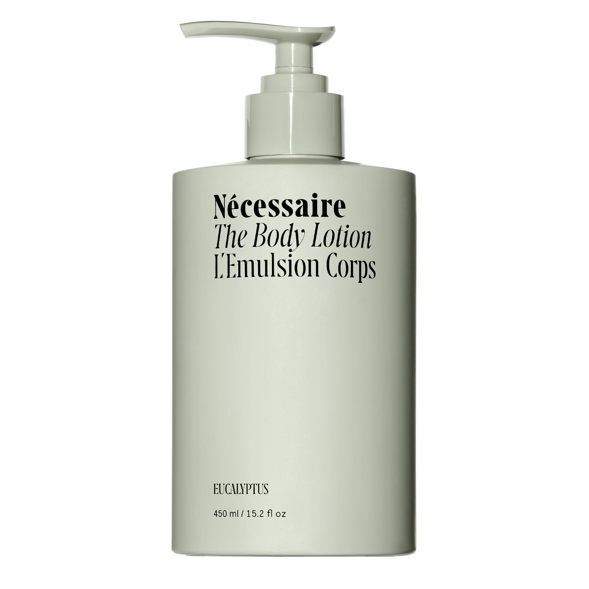 Nécessaire Eucalyptus Body Lotion – Multi-Peptide Firming Moisturizer, 2.5% Niacinamide, 450ml