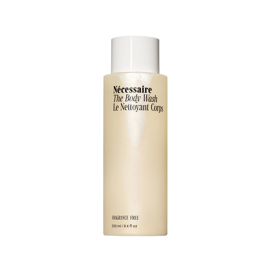 Nécessaire Fragrance-Free Body Wash – Multi-Oil Shower Gel with Niacinamide | Non-Comedogenic & Hypoallergenic | 250 ml