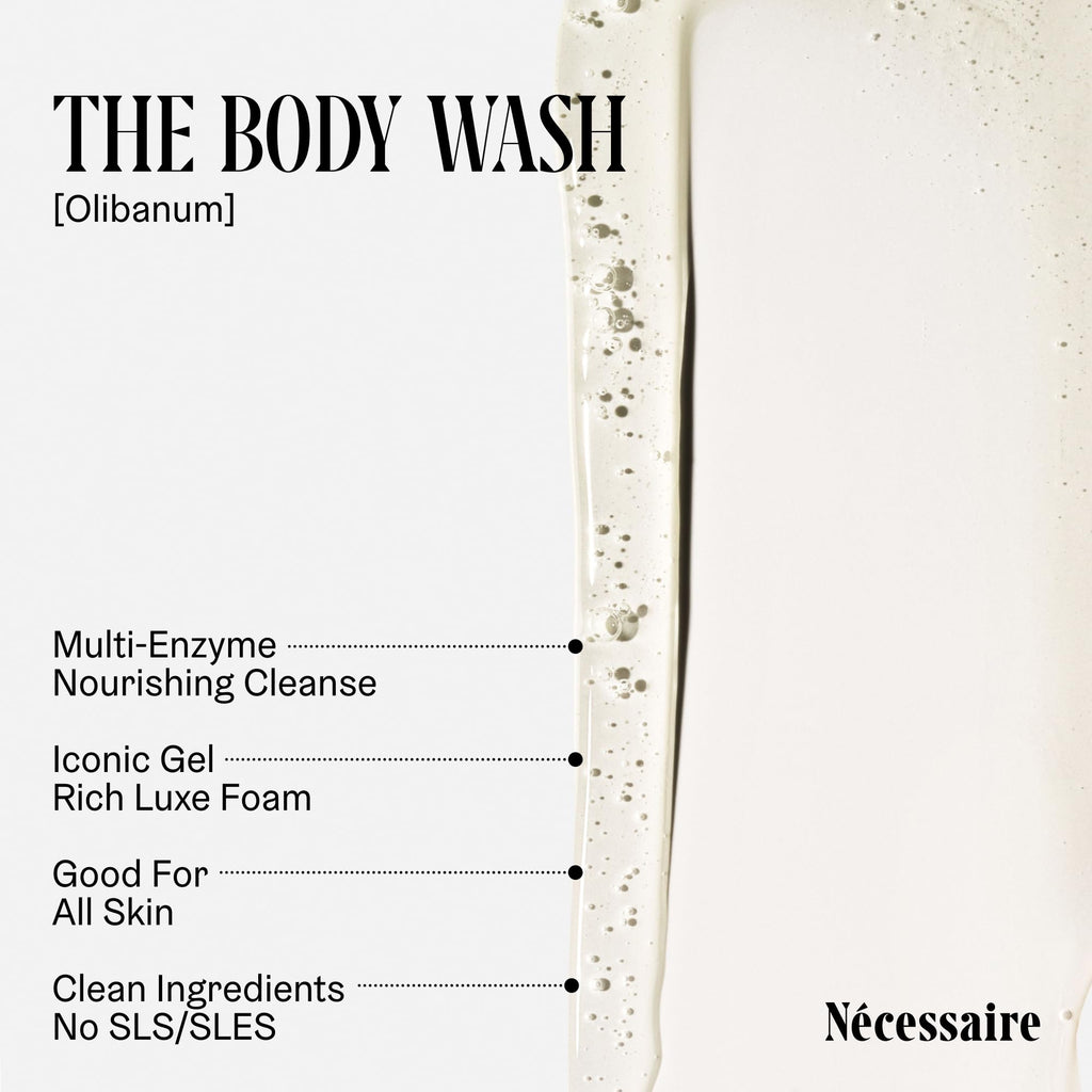 Nécessaire The Body Wash Olibanum – Niacinamide Radiance Cleanse, 8.4 fl oz