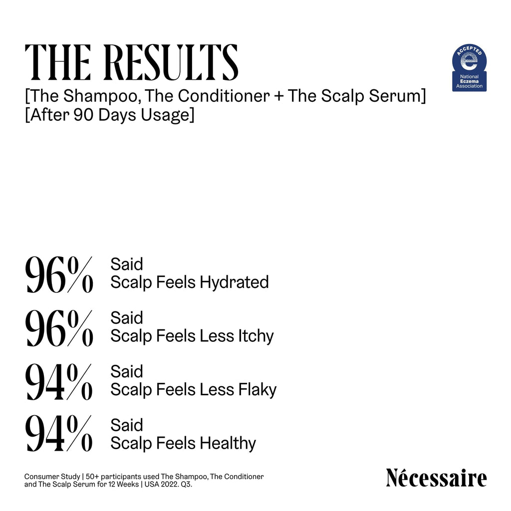 Nécessaire The Hair Duo — Fragrance-Free Shampoo + Conditioner with Hyaluronic Acid
