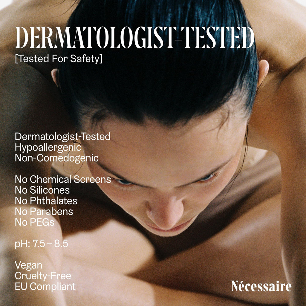 Nécessaire The Mineral Sunscreen SPF 30 PA+++ | For The Body | 100% Mineral with Zinc Oxide, Hyaluronic Acid & Niacinamide