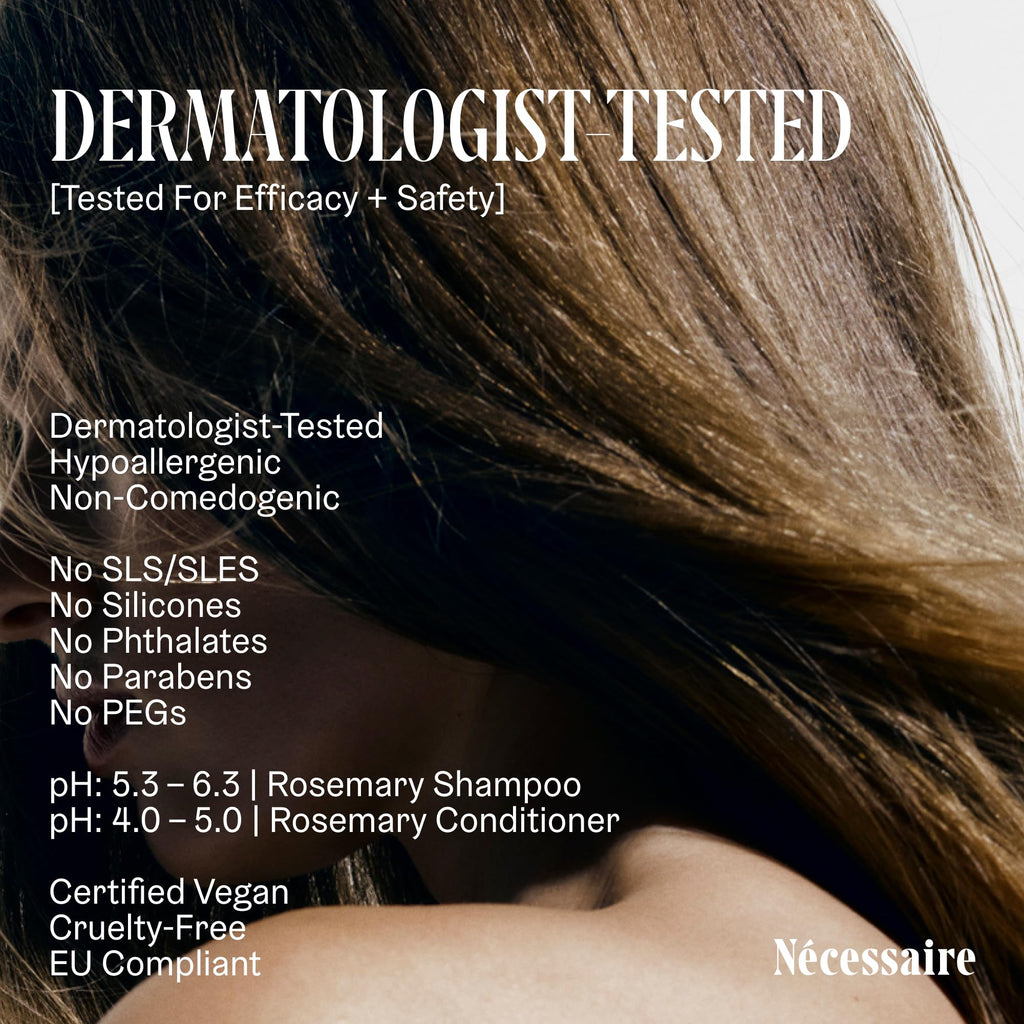 Nécessaire Rosemary Hair Duo | Strengthening Shampoo & Conditioner for Thinning Hair