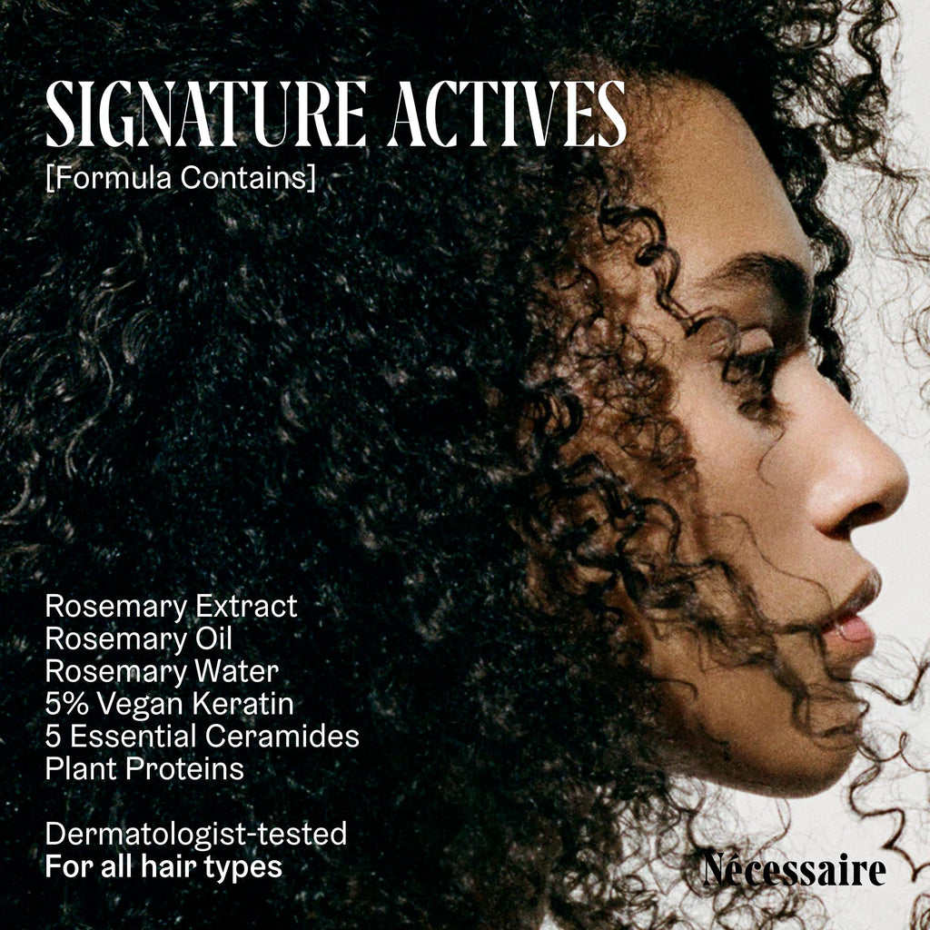 Nécessaire Rosemary Leave-In Mask | Keratin Hair Mask for Strength & Silk, Color-Safe, Sulfate-Free (60 ml)