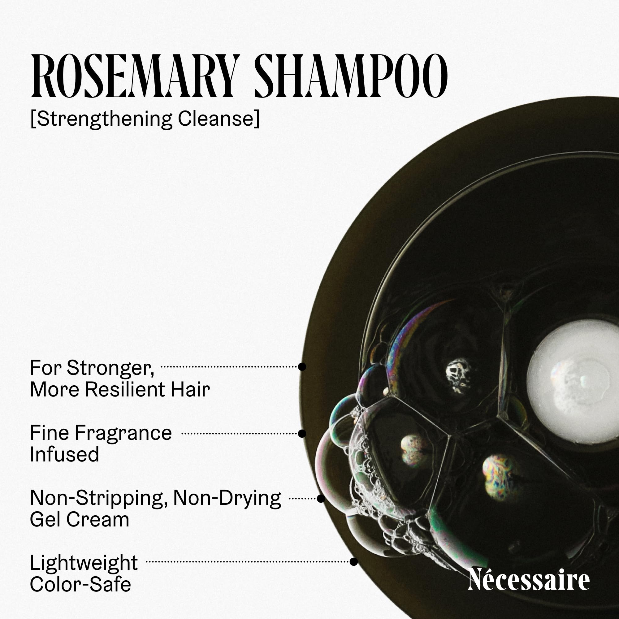 Nécessaire Rosemary Hair Duo | Strengthening Shampoo & Conditioner for Thinning Hair