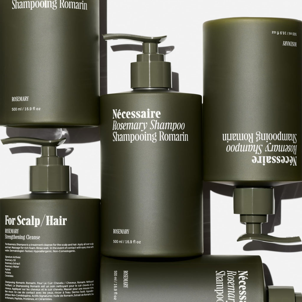Nécessaire Rosemary Shampoo With Pump — Multi-Protein Strengthening for Thinning Hair