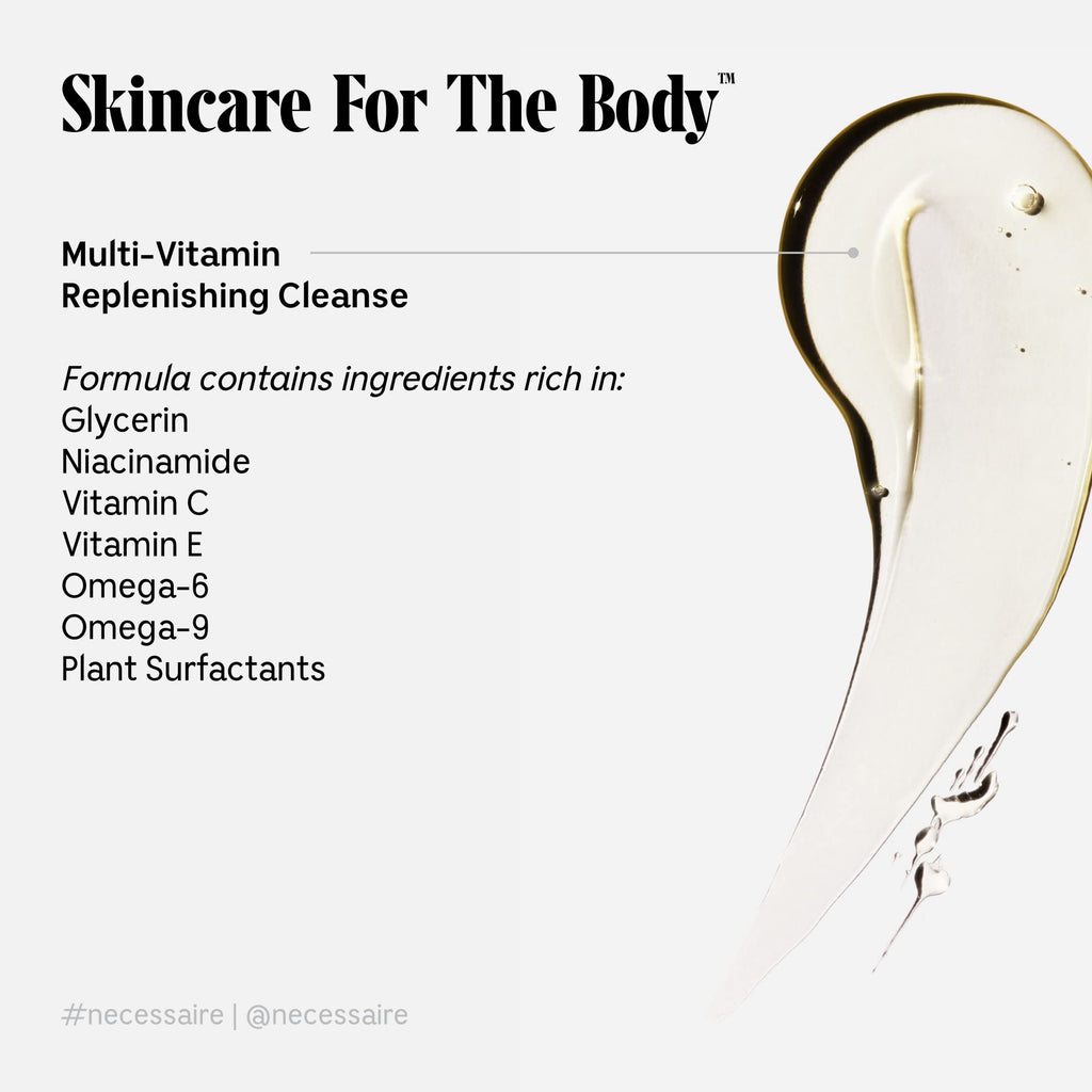 Nécessaire The Body Wash Sandalwood – Multi-Vitamin Gel Cleanser (250 ml)