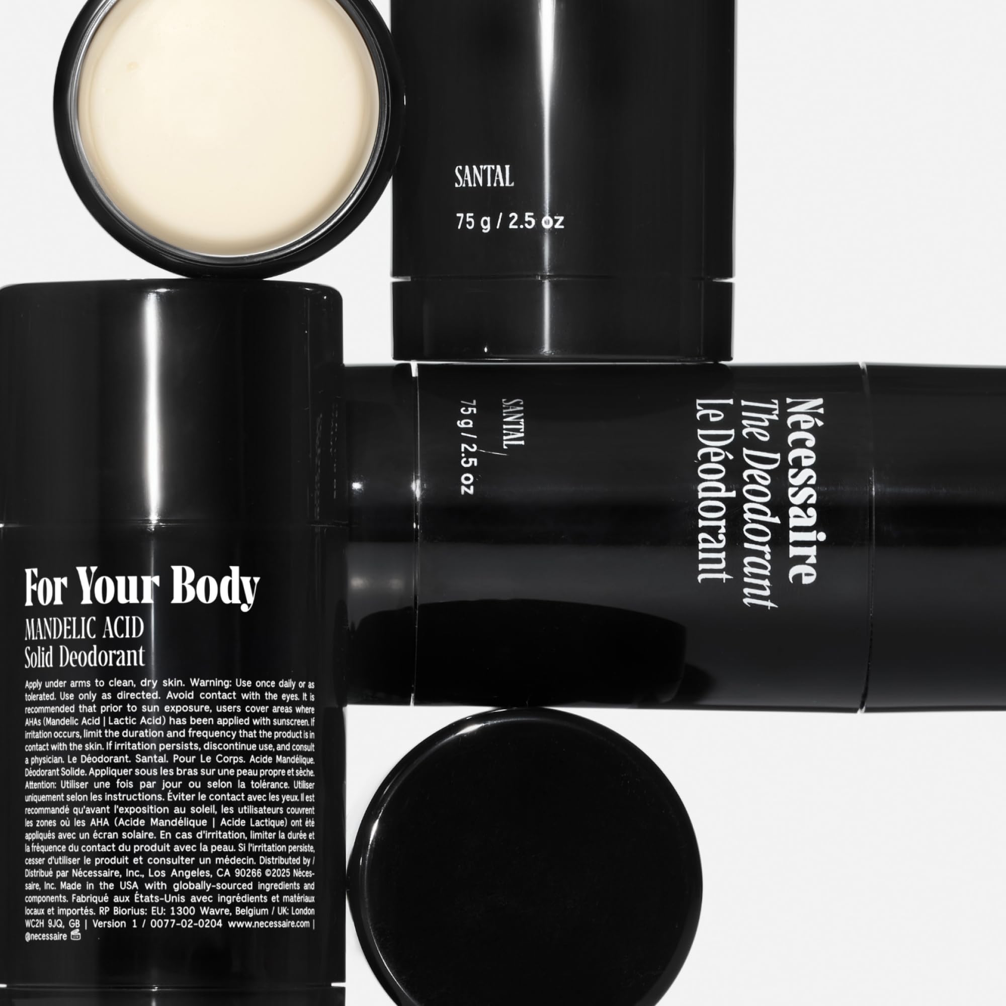 Nécessaire The Deodorant Santal | Aluminum-Free, Mandelic Acid, Extra-Strength