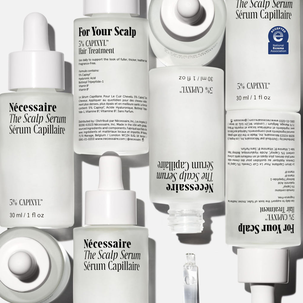 Nécessaire Scalp Serum — 5% Capixyl, 1% Hyaluronic Acid, Fragrance-Free