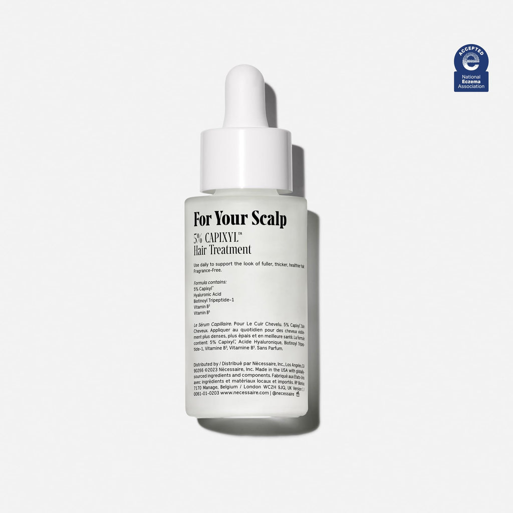 Nécessaire Scalp Serum — 5% Capixyl, 1% Hyaluronic Acid, Fragrance-Free
