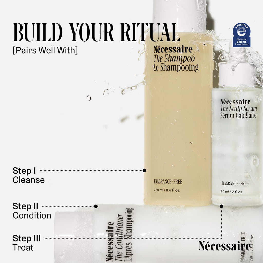 Nécessaire The Shampoo Mini — Hyaluronic Acid + Vitamin B Complex, Travel Size 3.4 fl oz