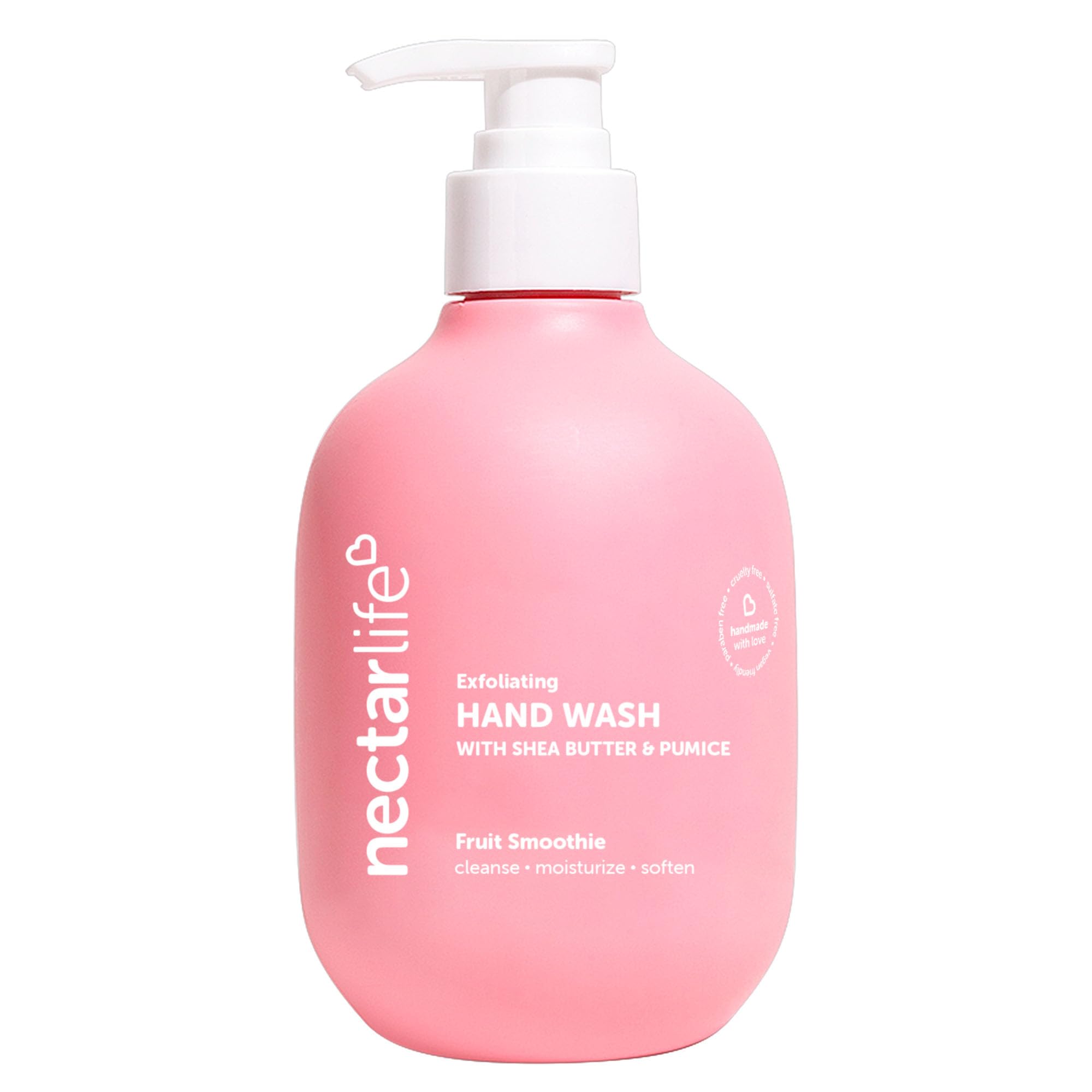 Nectar Life Exfoliating Hand Wash – Volcanic Pumice, Shea Butter, Vegan & USA Handmade