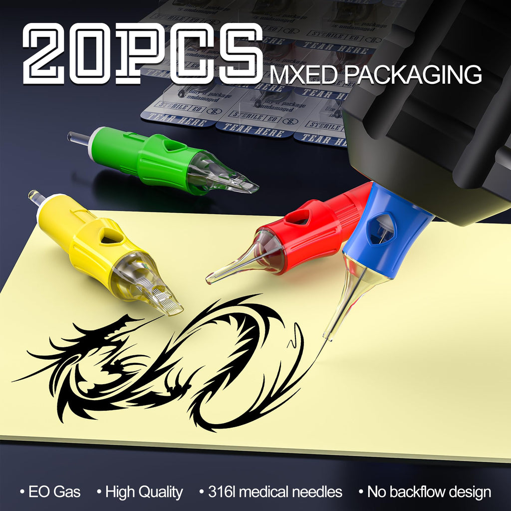 NedPain Wireless Tattoo Kit – Tilted OLED Pen, 8500RPM, 1500mAh Battery