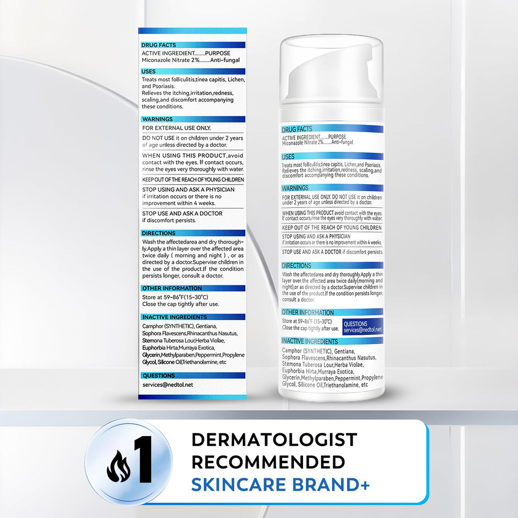 Nedtol Folliculitis Treatment Cream – 7X Fast-Acting Antibacterial Ointment | 120g
