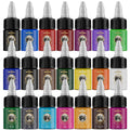 Neebol 21 Colors Tattoo Ink Set – 15ml Bottles for Outlining & Shading