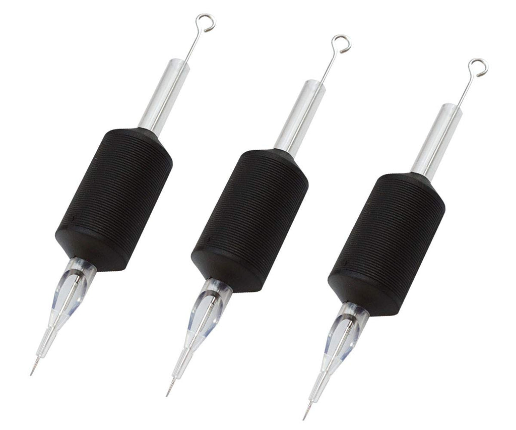 Needlehouse 1inch (25mm) Tattoo Needle Tube Combo — 20pcs Disposable Round Shader 1218RS