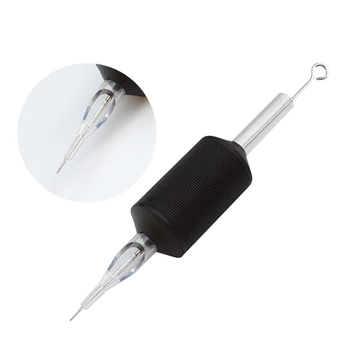 Needlehouse 1inch (25mm) Tattoo Needle Tube Combo — 20pcs Disposable Round Shader 1218RS