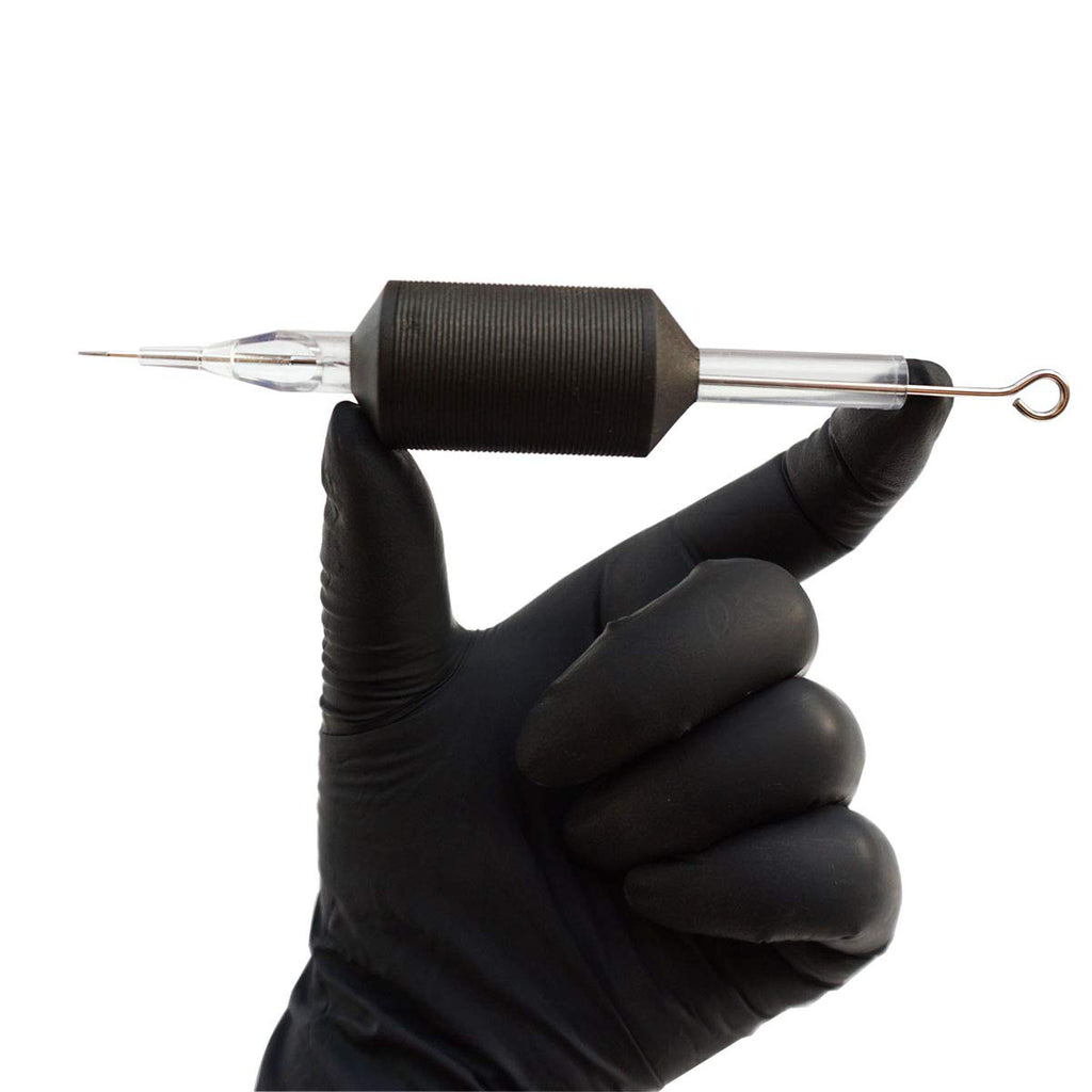Needlehouse 1inch (25mm) Tattoo Needle Tube Combo — 20pcs Disposable Round Shader 1218RS