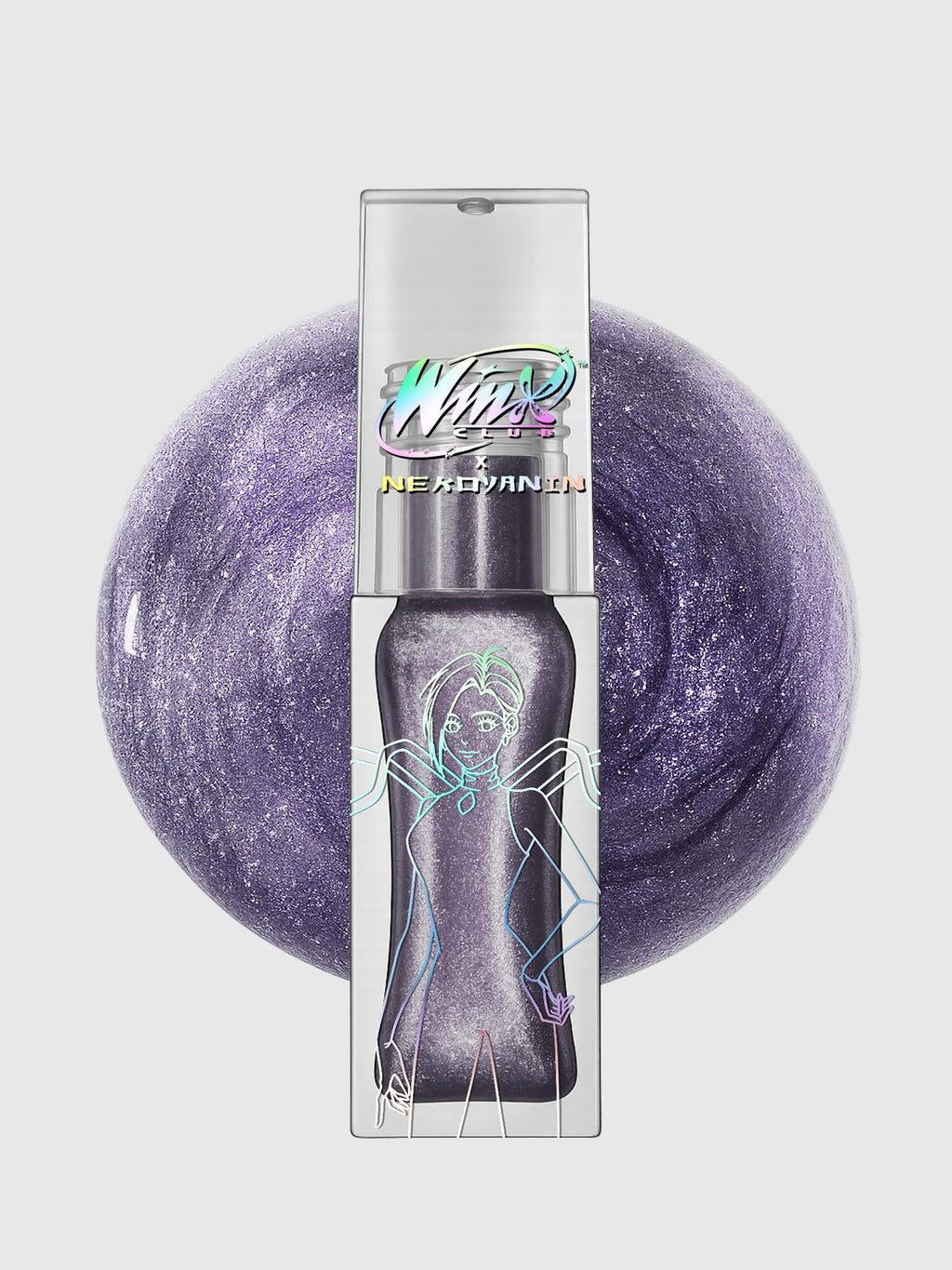 Nekoyanin Winx Club Glitter Lipgloss (Pixel Shine) – Collectible Shimmer Lip Gloss