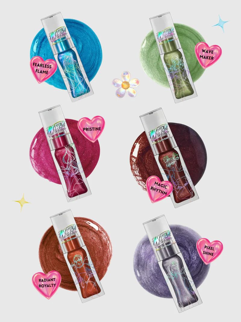 Nekoyanin Winx Club Glitter Lipgloss (Pixel Shine) – Collectible Shimmer Lip Gloss