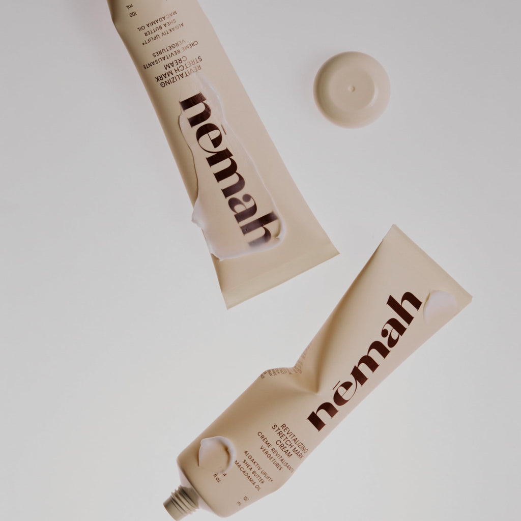 Nemah Stretch Mark Cream for Pregnancy – Algaktiv UpLift, Shea Butter & Macadamia Oil, 3.4 oz