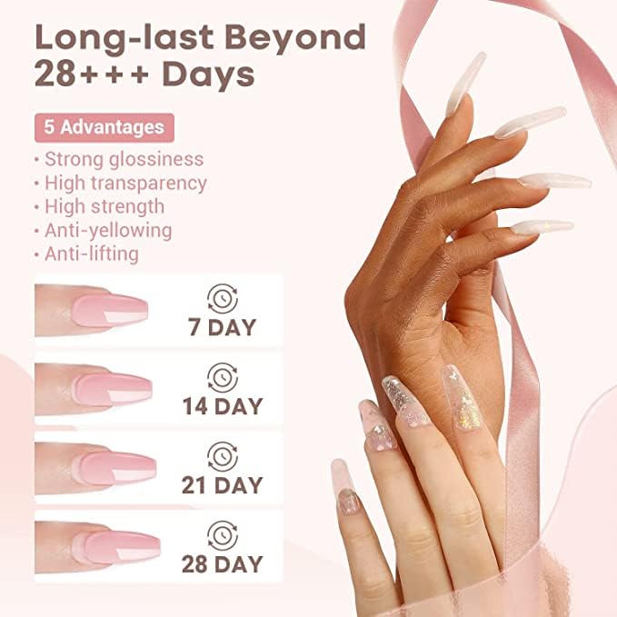 Nena's Superior Sculpting Powder – Clear, Blush Pink & Medium Pink Acrylic Nail System (16 oz / 460 g)