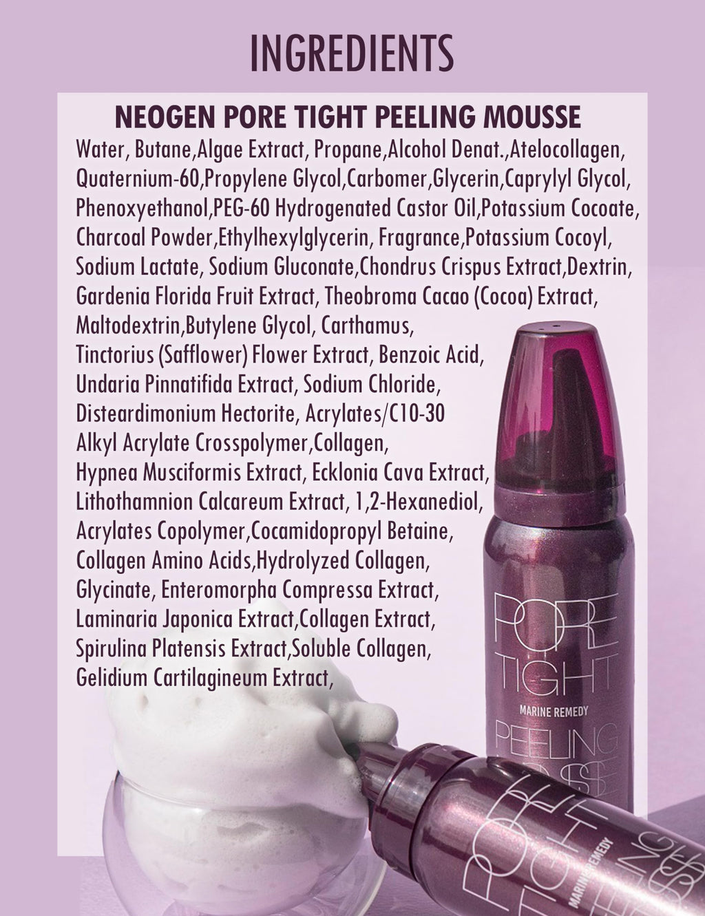 NEOGEN code9 Pore Tight Peeling Mousse – 80 ml | Pore Care & Gentle Exfoliation