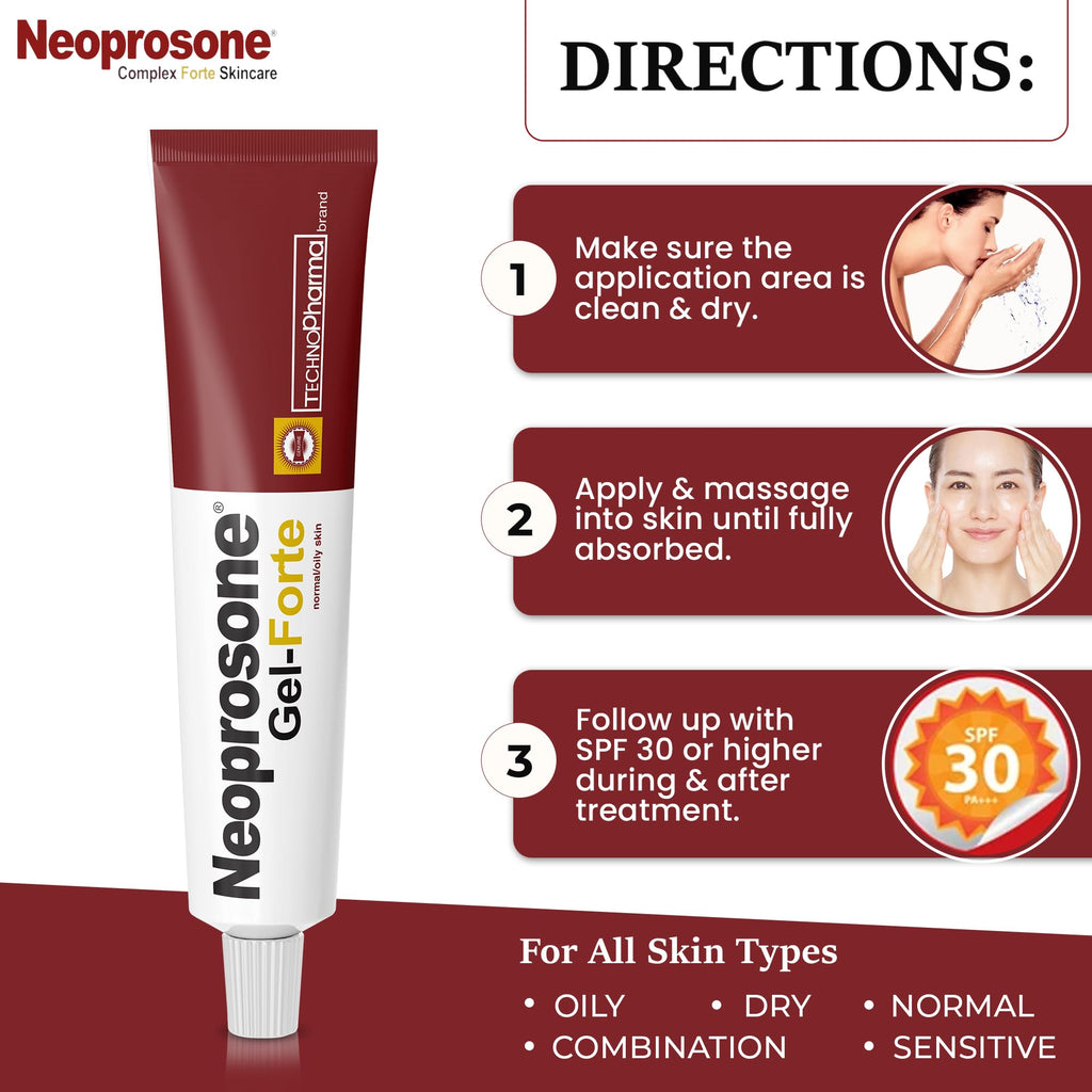 Neoprosone Skin Brightening Gel - 1 fl oz | Alpha Arbutin for Face & Body | All Skin Types