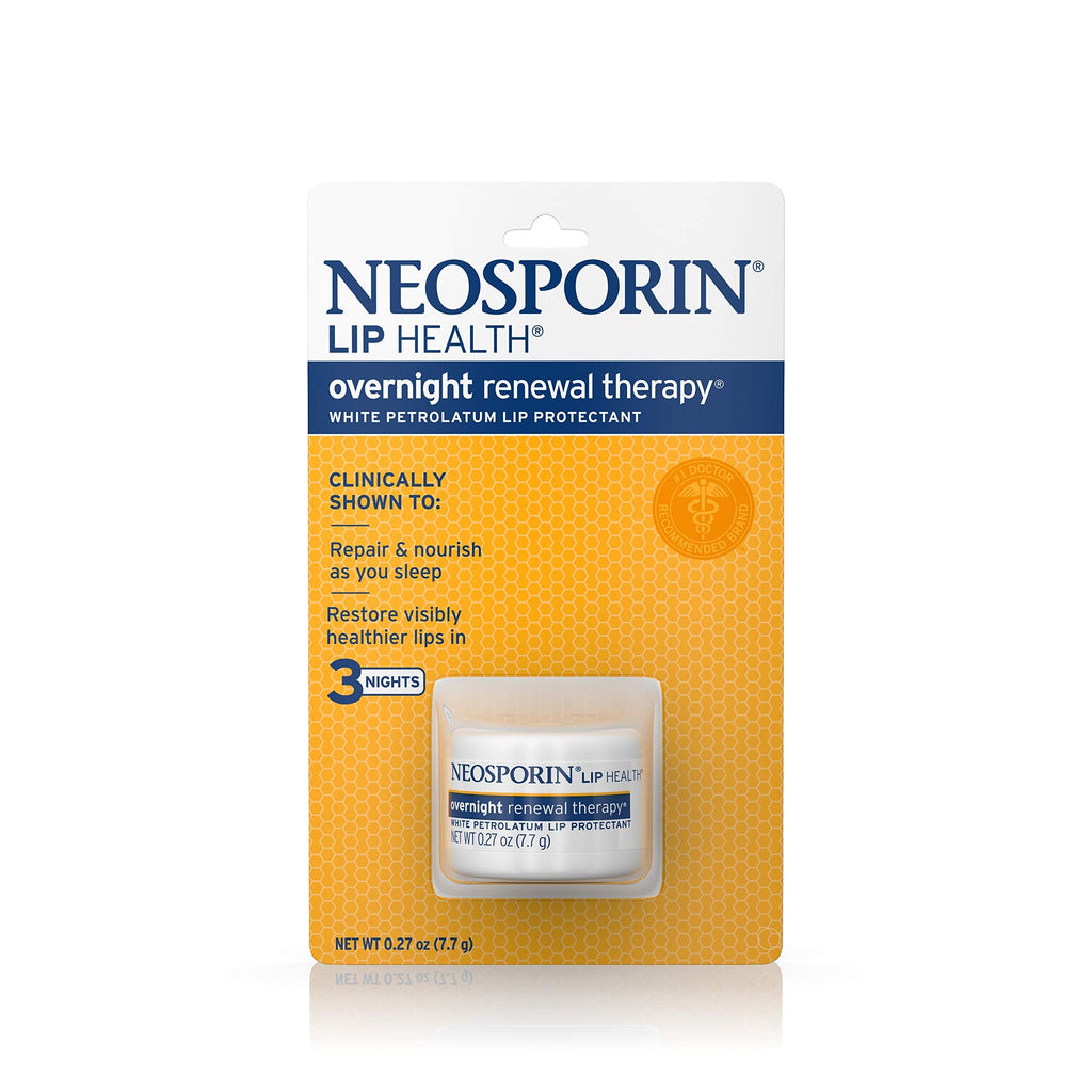 Neosporin Lip Health Overnight Renewal Therapy Lip Protectant – 0.27oz (2-Pack)