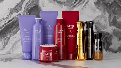 neqi Diamond Glass Heat Protection Spray – Mirror Shine for All Hair Types | Made in Italy