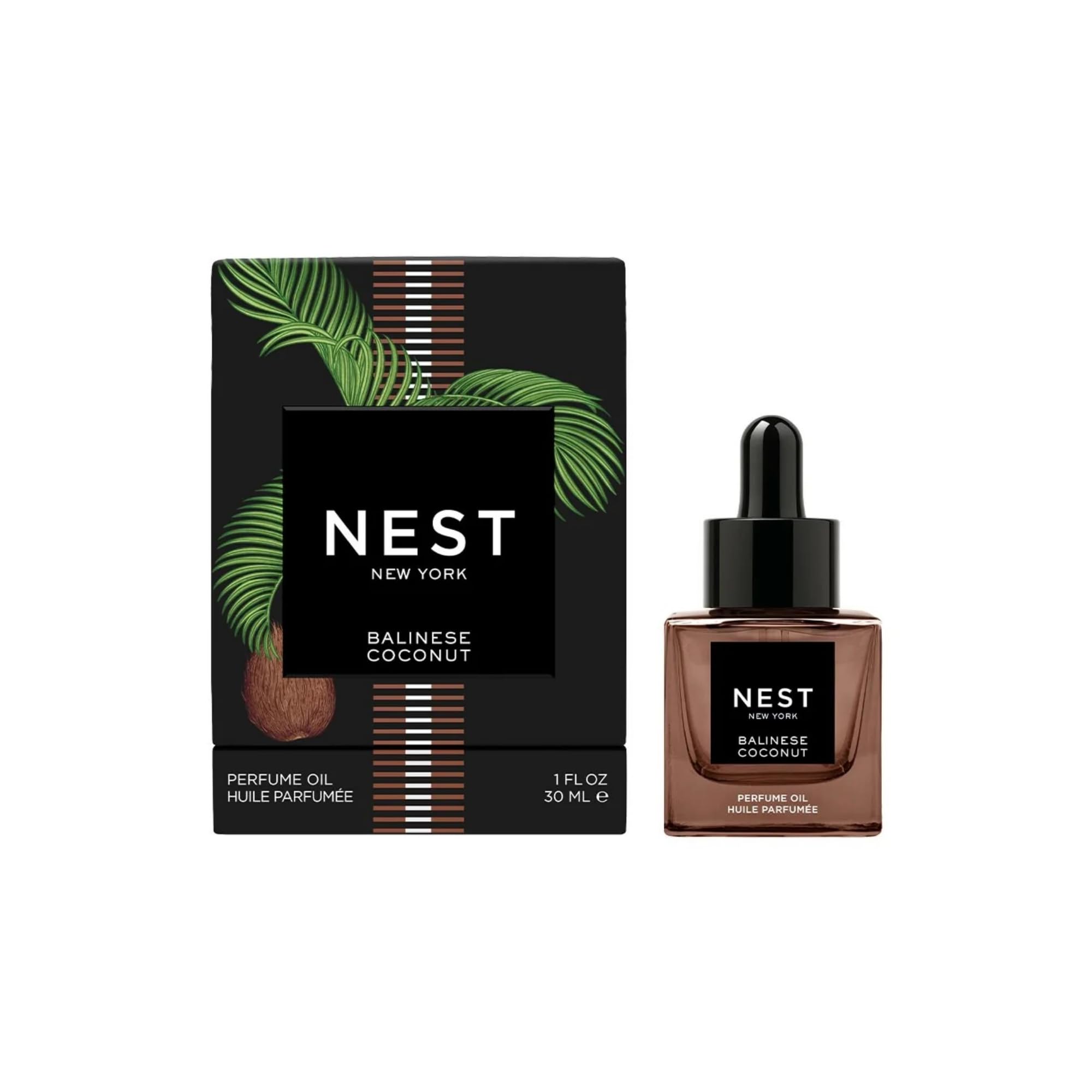 NEST New York Balinese Coconut Perfume Oil 30ml / 1 fl oz – Island-Inspired Fragrance