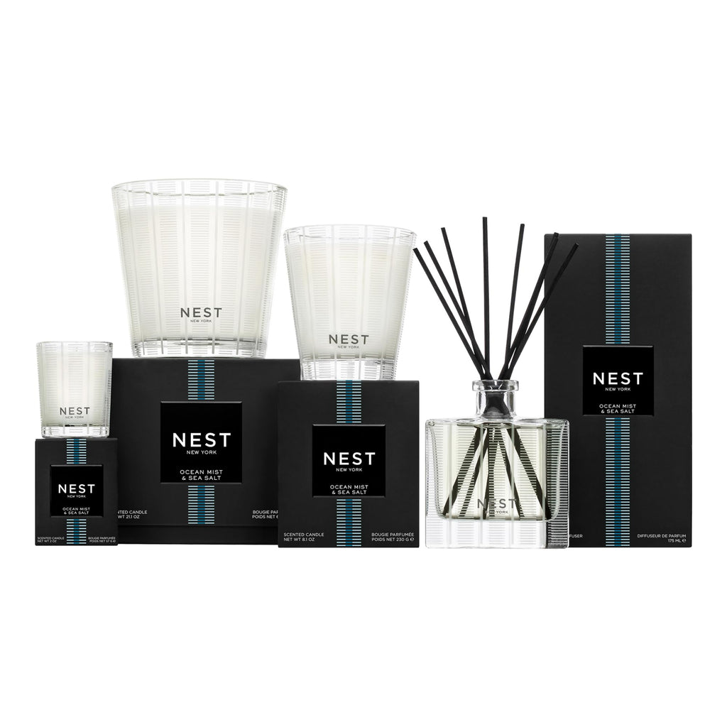NEST New York Liquid Soap Set – Ocean Mist & Sea Salt (4 x 10 oz)