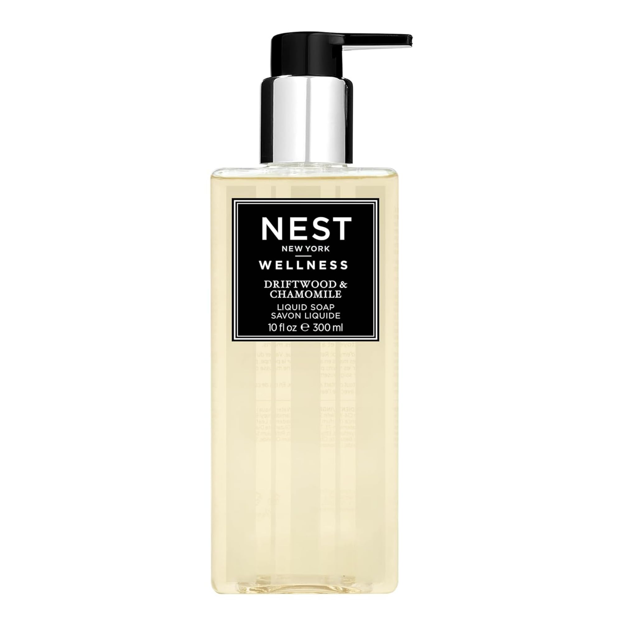 NEST New York Liquid Soap, Driftwood & Chamomile – 10 fl oz | Cleanse & Nourish Skin