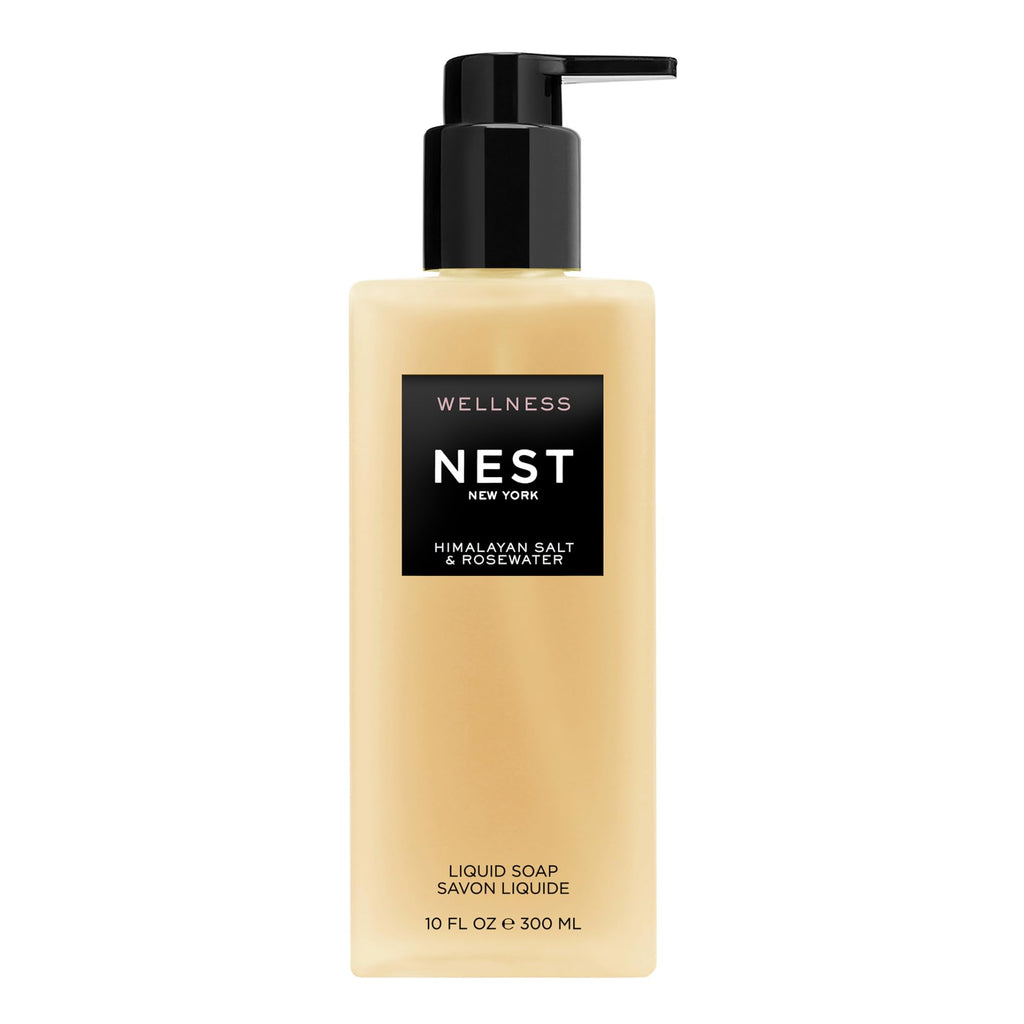 NEST New York Liquid Soap Himalayan Salt & Rosewater – 10 fl oz | Cleanse & Nourish