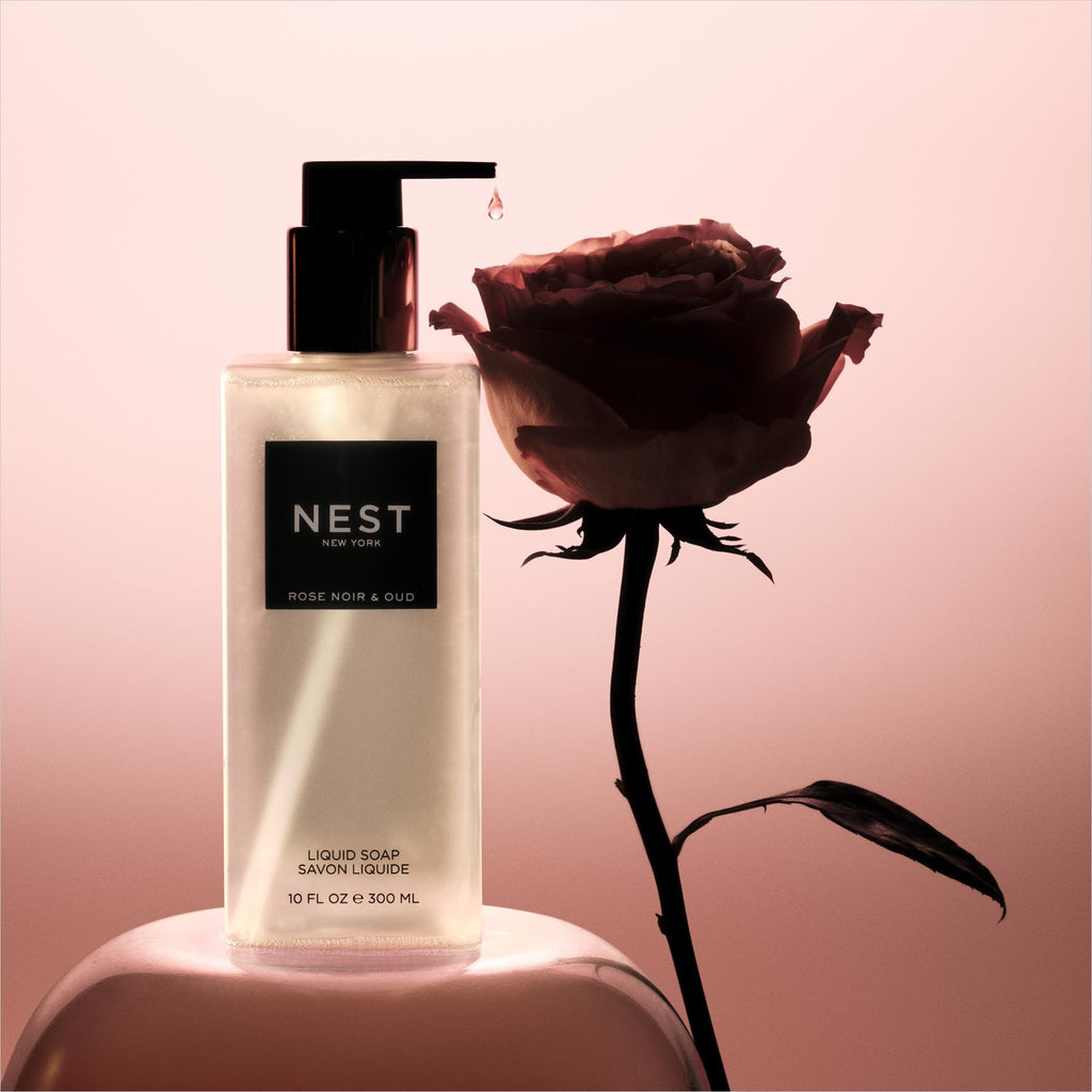 NEST New York Rose Noir & Oud Liquid Soap — 10 fl oz | Gluten Free & Cruelty Free