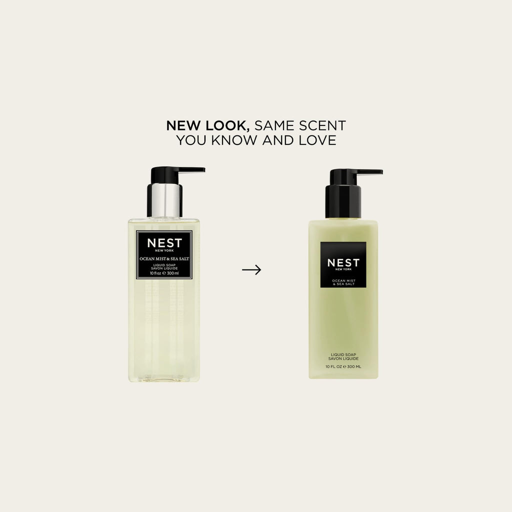 NEST New York Liquid Soap Set – Ocean Mist & Sea Salt (4 x 10 oz)