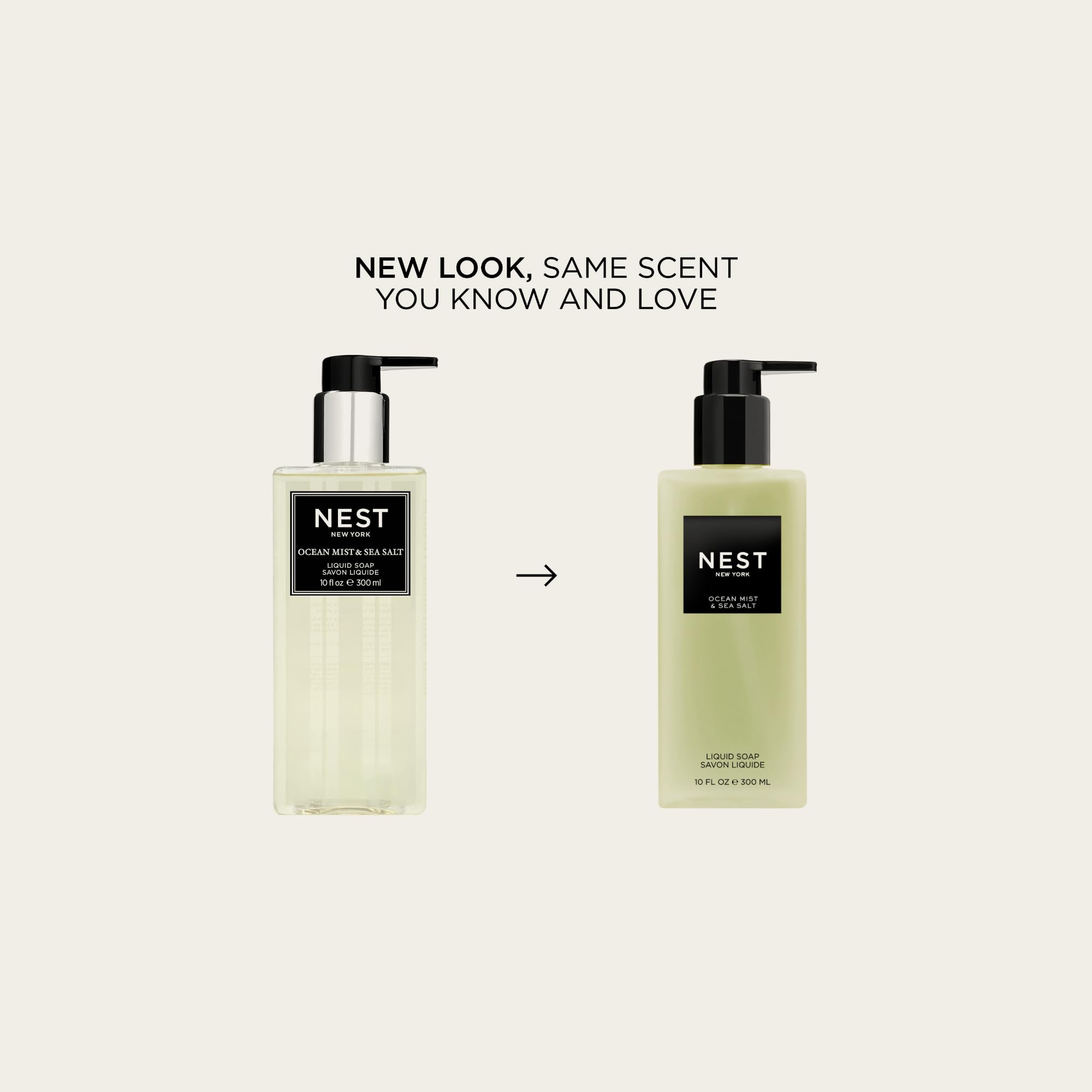 NEST New York Liquid Soap Set – Ocean Mist & Sea Salt (4 x 10 oz)