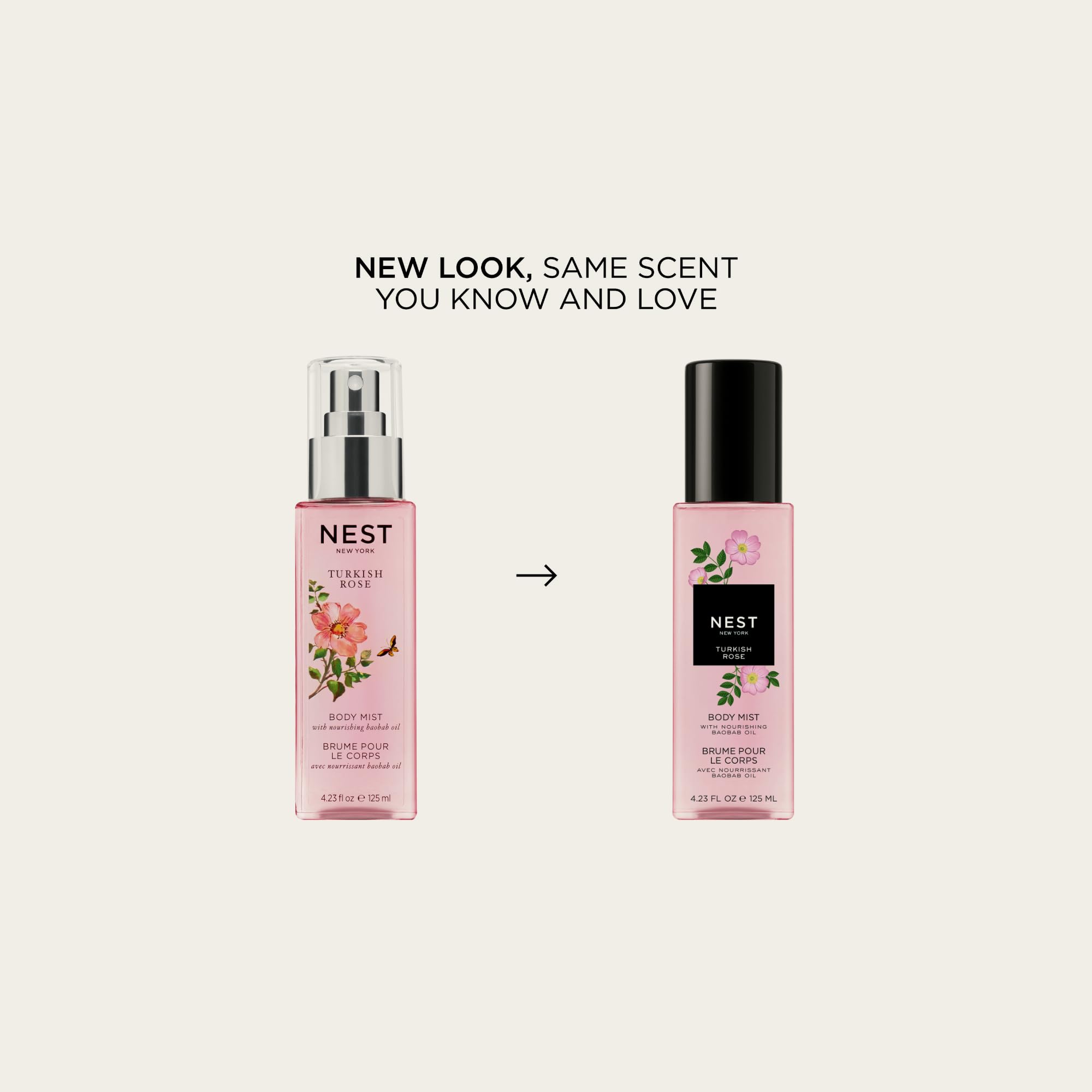 NEST New York Turkish Rose Body Mist – 125 mL | Vegan & Cruelty-Free