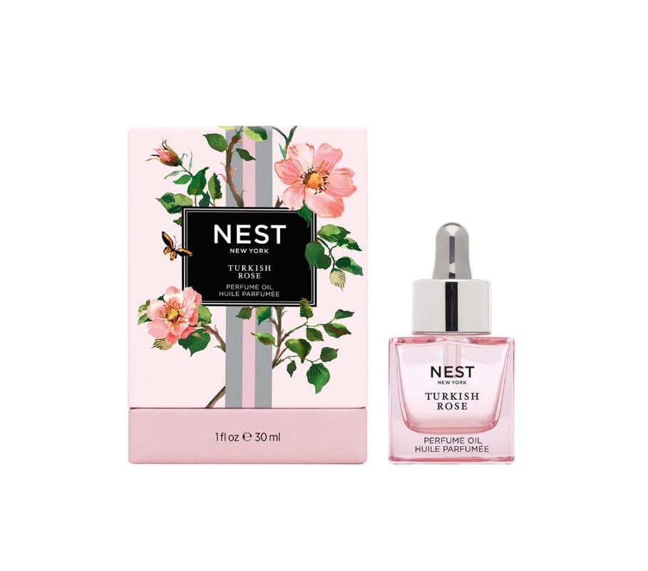 NEST New York Turkish Rose Perfume Oil 1 Fl. Oz — Customizable, Long-Lasting Fragrance